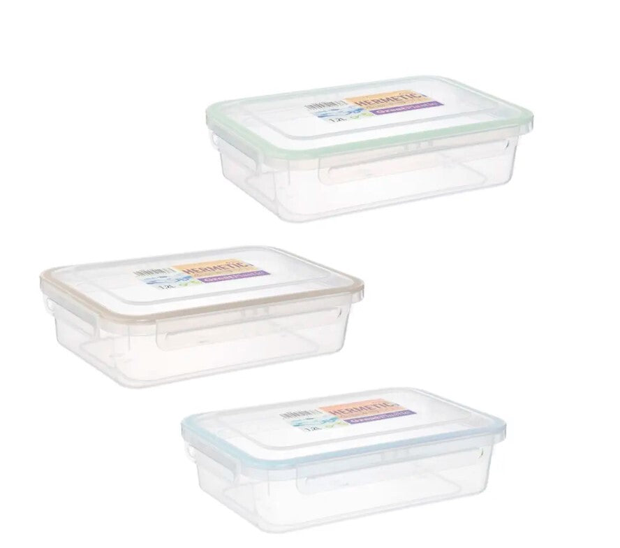 1436 TAPER PLASTICO RECTANGULAR 1,2L CON JUNTA BI-MATERIA ALBA