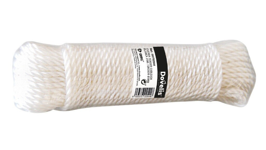 002702544 25m CUERDA DE TENDER CABLEADA BLANCA DOVELIS