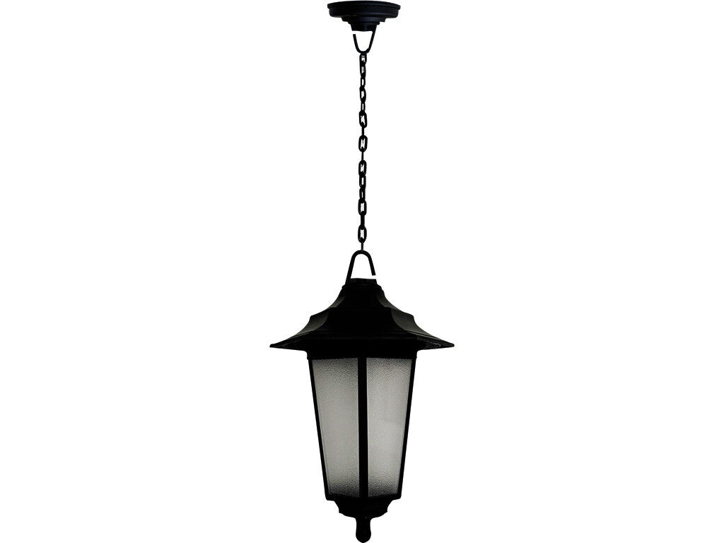 2073512-N FAROL COLGANTE 1XE27 NEGRO HOROZ