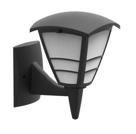 2073515-N FAROL PARED MODERNO 1XE27 NEGRO F-BRIGHT