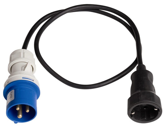 PROLONG/CLAVIJA CETAC+BASE GOMA (1mt.cable)