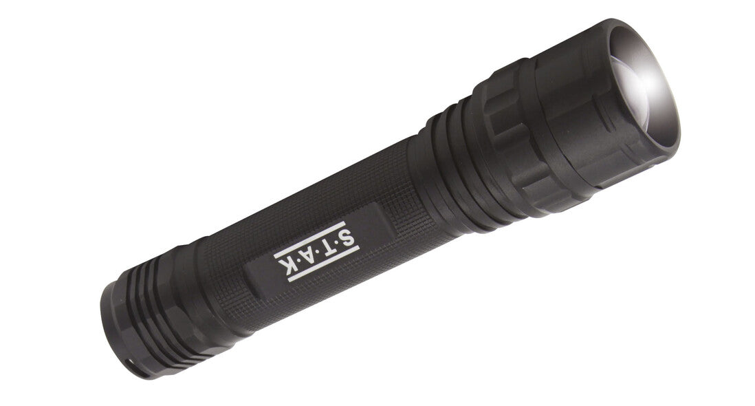 ST337 LINTERNA LED ALUMINIO 20W 6xAA C/ZOOM VELAMP | Suministros Figmar