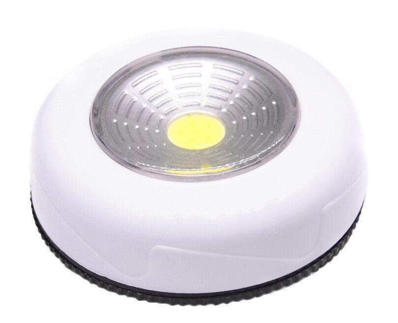 203005000 BL PUSHLIGHT REDONDO BLANCO LED COB 3xAAA 80lm GSC | Suministros Figmar