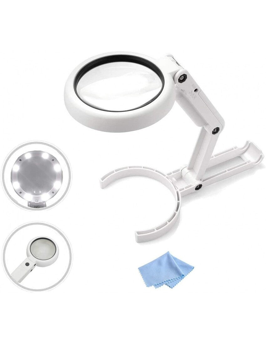 LE037 LINTERNA LED LUPA 0,4W 6000K 5X/11X VELAMP