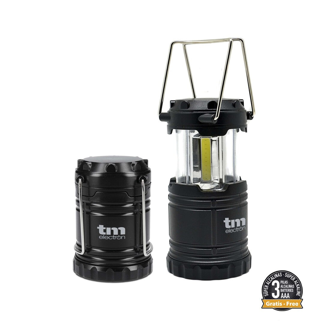 TMTOR011 LINTERNA LED CAMPING 9W 3xAAA TM ELECTRON