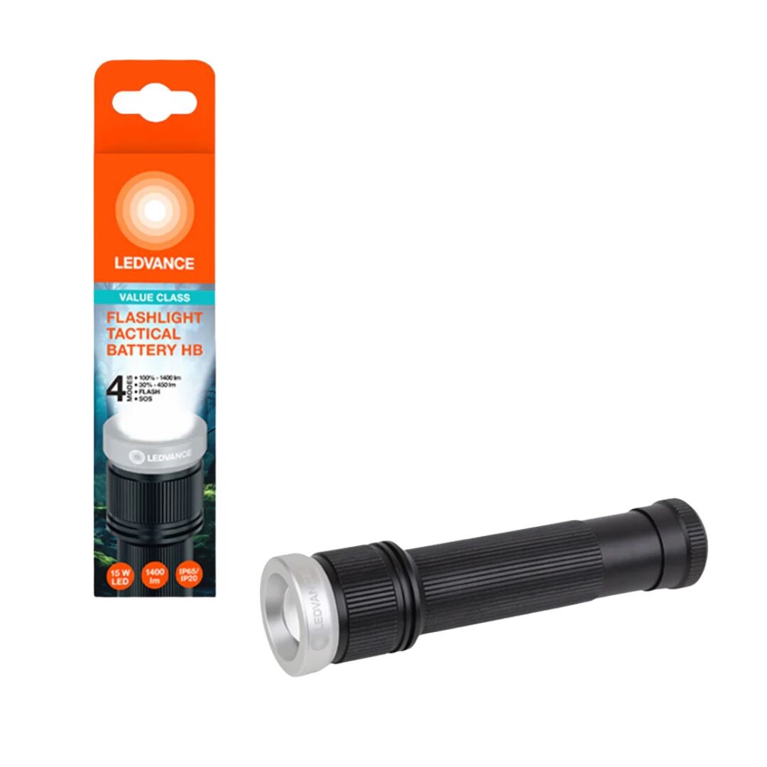 175848 LINTERNA LED DE MANO A PILAS 15W 1400Lm IP65 LEDVANCE | Suministros Figmar