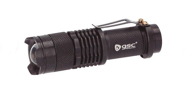 001603230 LINTERNA LED 3W CON CLIP 1xAA GSC