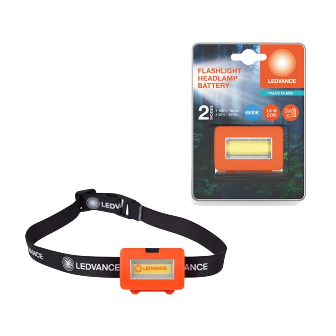 175725 LINTERNA LED DE CABEZA A PILAS 2W 80Lm LEDVANCE | Suministros Figmar