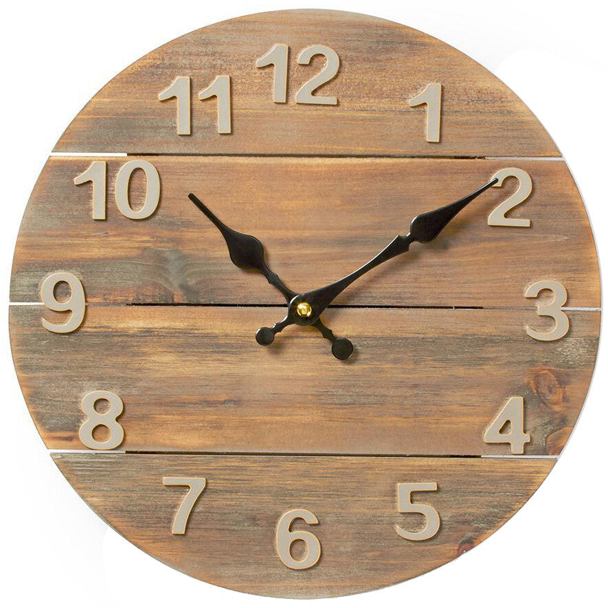 CLWA002WD30 CIRCULAR WALL CLOCK ø30cm WOOD