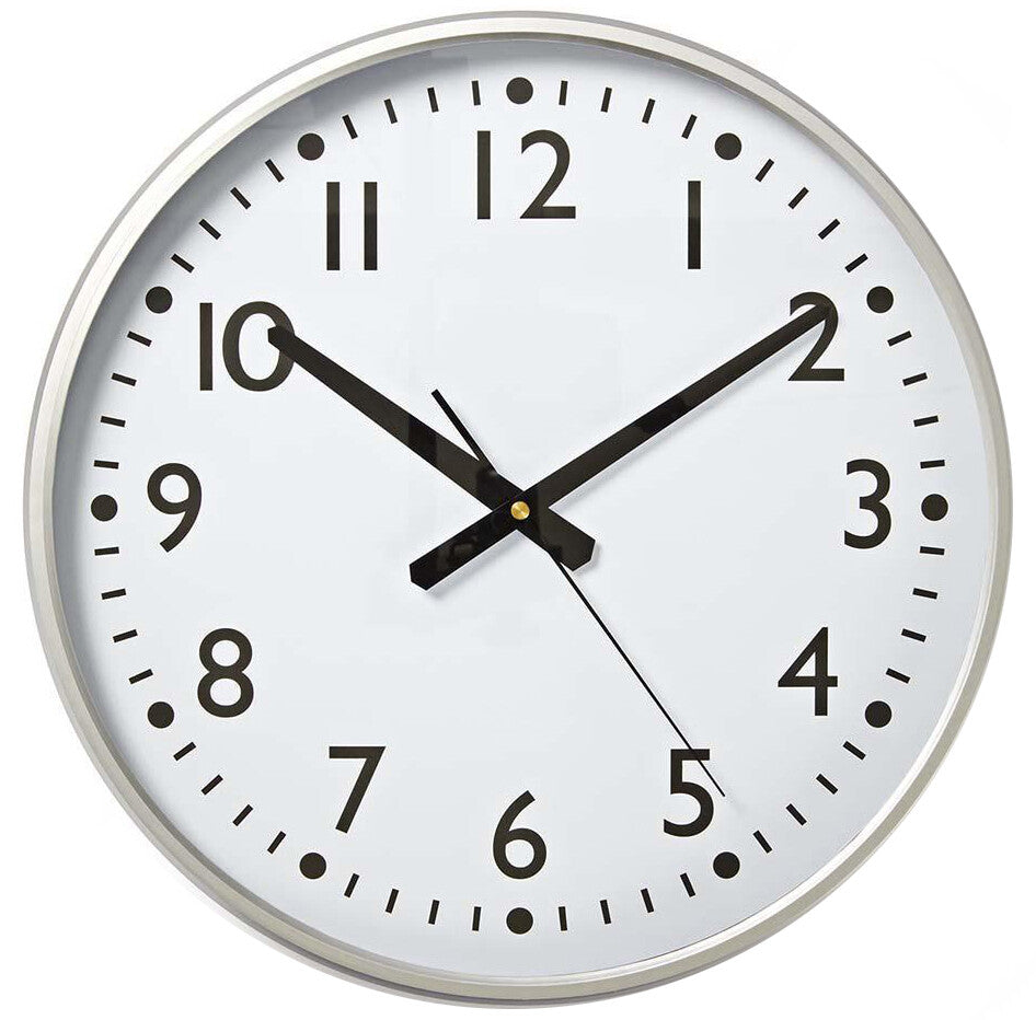 CLWA016PC38AL CIRCULAR WALL CLOCK ø38cm WHITE