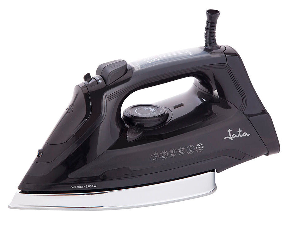 PL622C PLANCHA VAPOR SUELA CERAMICA 3000W JATA | Suministros Figmar
