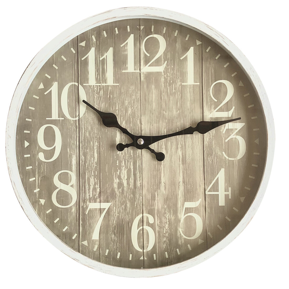 93.337 RELOJ DE PARED EFECTO MADERA 30cm ELECTRO DH