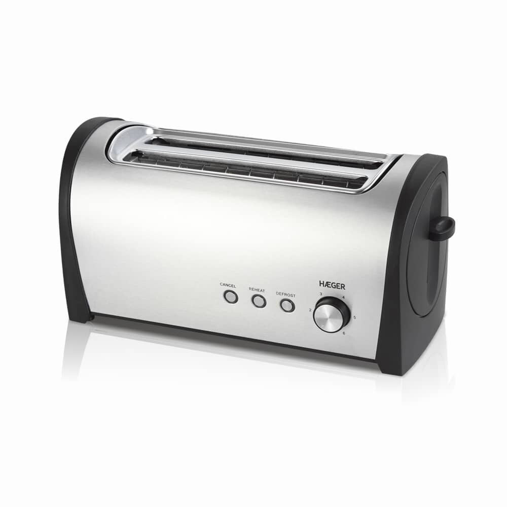 TO-14D.010A TOASTER 2 LONG SLOTS BREAKFAST PLUS HAEGER
