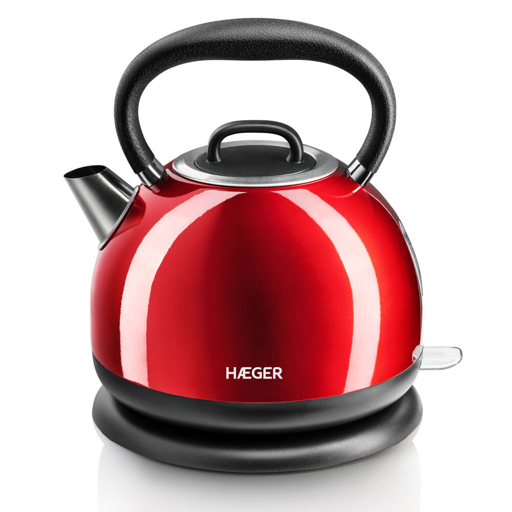 EK-22R.021A ELECTRIC KETTLE 1.7L 2200W ROTATING BASE RED CHERRY HAEGER
