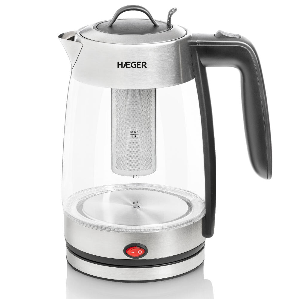 EK-22F.020A ELECTRIC KETTLE 1.8L 2200W FOR TEA ROTATING BASE PERFECT TEA HAEGER