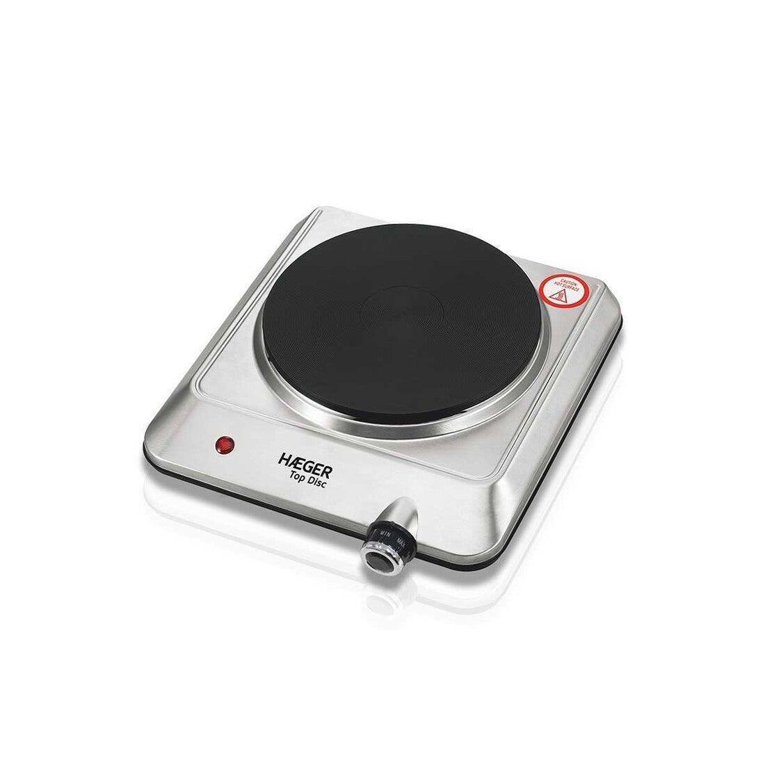 HP-01S.014A STAINLESS STEEL 1 PLATE STOVE 1500W TOP DISC HAEGER