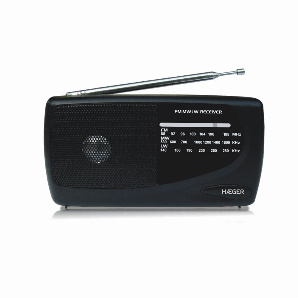 PR-TRI.002A RADIO PORTATIL SINTONIZADOR ANALOGICO HAEGER