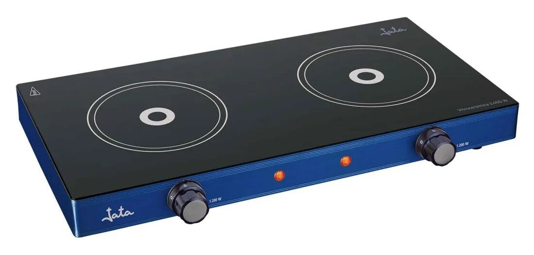 V142 CERAMIC HOB 2 PLATES 1200W JATA
