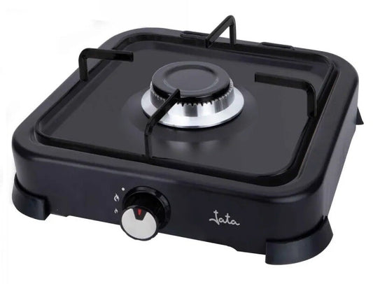 JECG2701 COCINA DE GAS NEGRA CON TAPA 1 FUEGO JATA