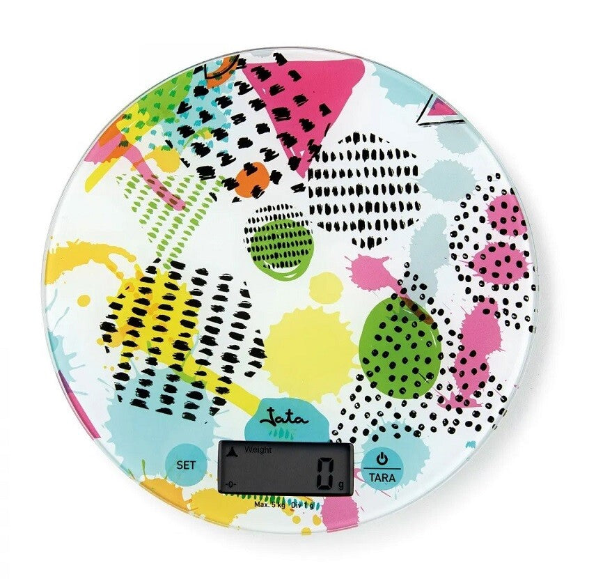 HBAL7240 BASCULA DE COCINA REDONDA 5Kg JATA