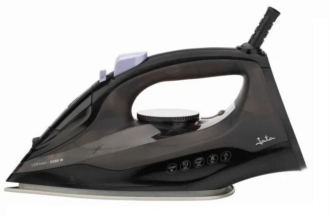 JEPL2241 PLANCHA VAPOR NEGRA SUELA CERAMICA 2200W JATA