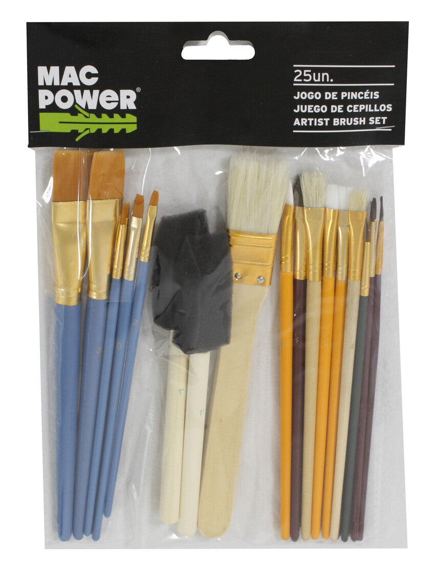 66681 SET DE 25 PINCELES