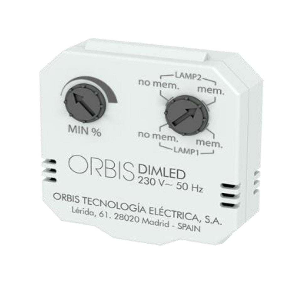 REGULADOR LUZ PARA CAJA MECANISMO DIMLED ORBIS
