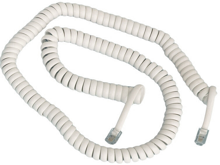 2600956 2.1m CURLY EXTENSION TELEPHONE 4P/4C GSC