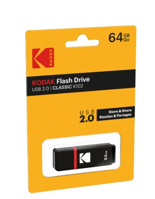 EKMMD64GK102 USB 2.0 K100 64GB KODAK FLASH DRIVE