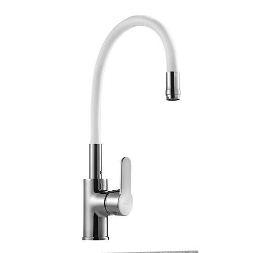 65819 MIRTAK WHITE FLEXIBLE SINK MIXER