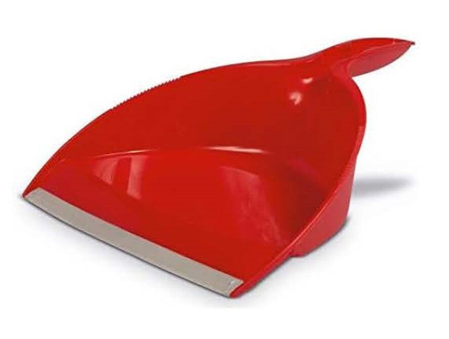 61901 RECOGEDOR DE MANO CON GOMA ROJO TONKITA DINTEX