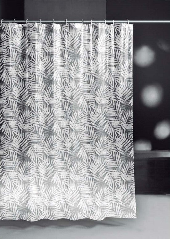 02743 DECO-PLASTIC MAUI WHITE SHOWER CURTAIN 180x200cm DINTEX