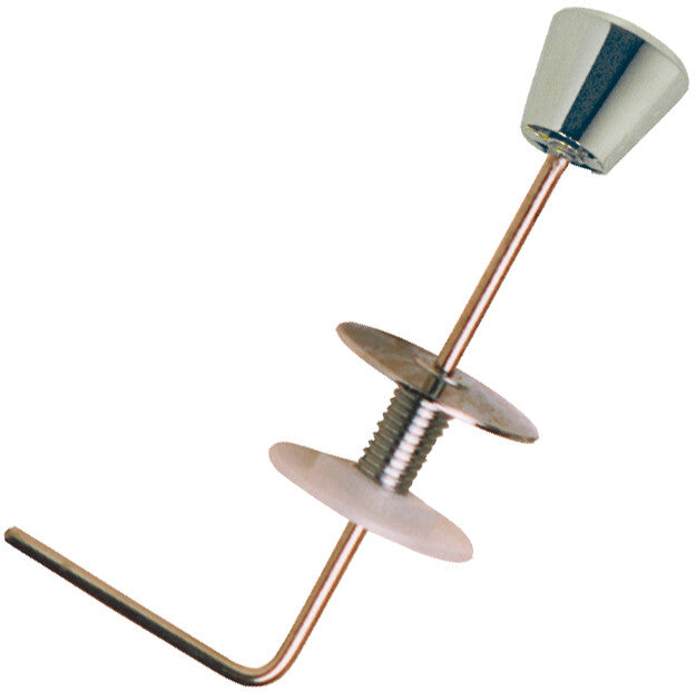 BO-61001 TIRADOR BAJO CURVO POMO METAL CROMADO