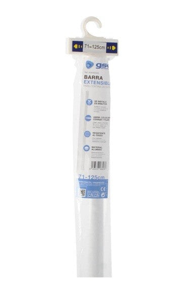 404000005 BARRA EXTENSIBLE PARA CORTINA 71cm-125cm DOVELIS
