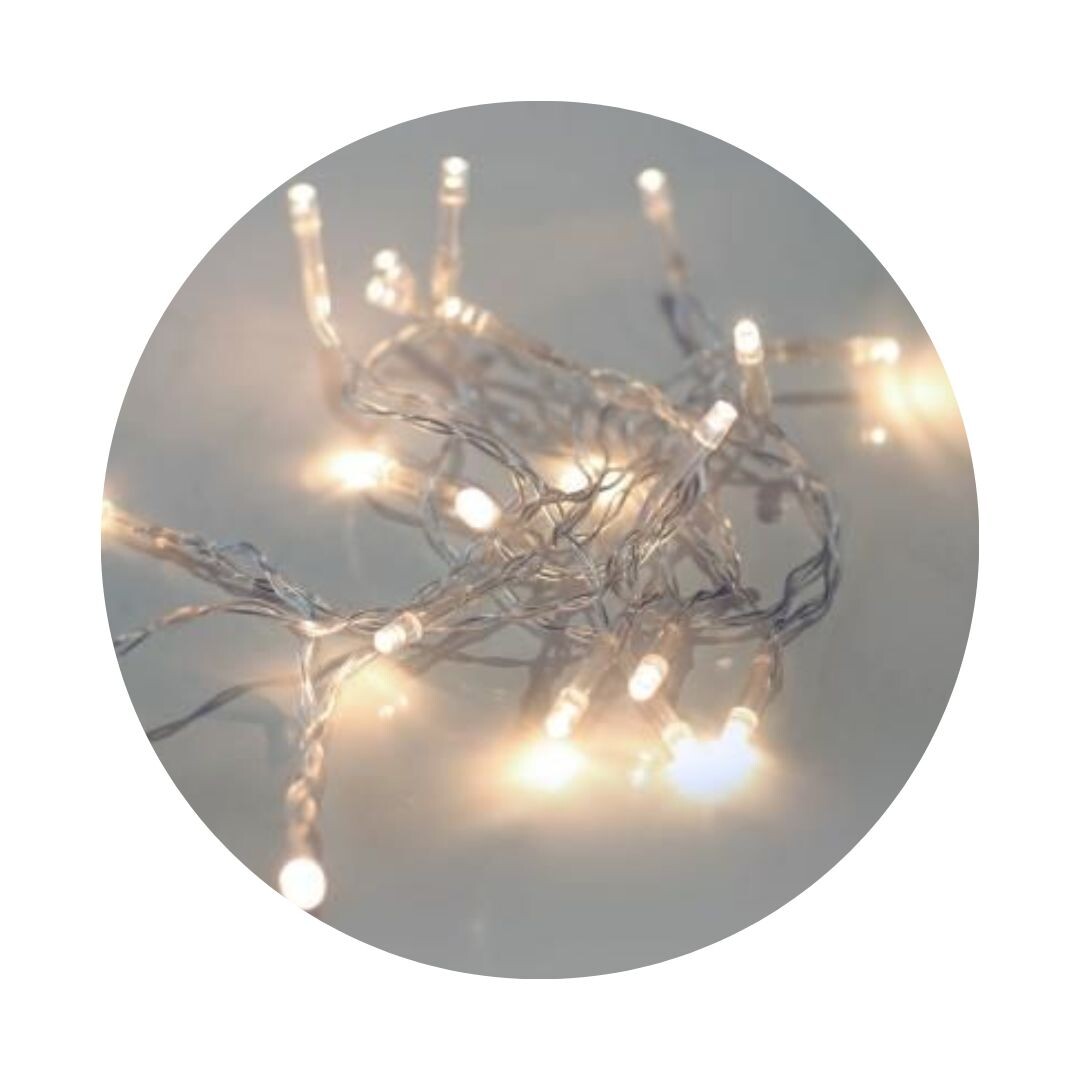 29951-10 GUIRNALDA LUCES DE CADENA LED VENUTO PLATA 0,9m IP20