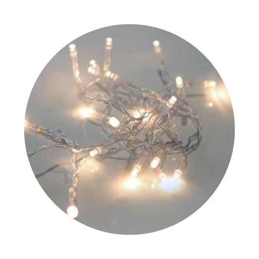 29951-10 GUIRNALDA LUCES DE CADENA LED VENUTO PLATA 0,9m IP20