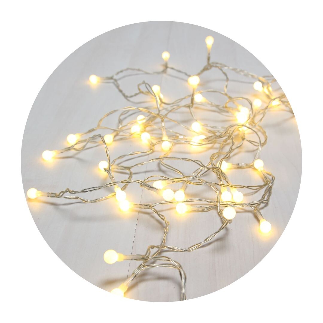 29953-20 GUIRNALDA LUCES DE CADENA LED VENUTO PLATA 1,9m IP20