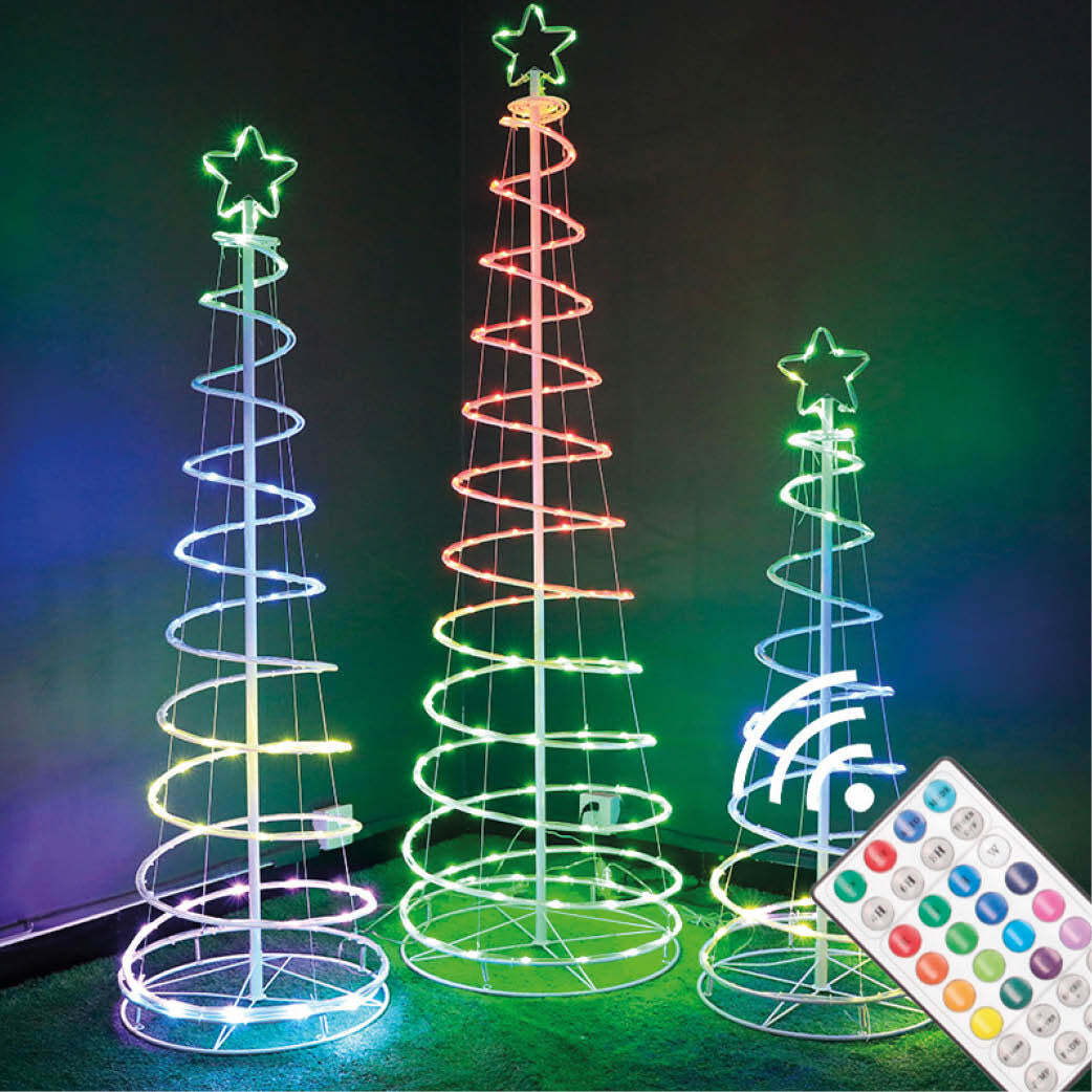 204600022 LED TREE 1.5M WITH USB + REMOTE CONTROL 32 RGB FUNCTIONS IP44 GSC