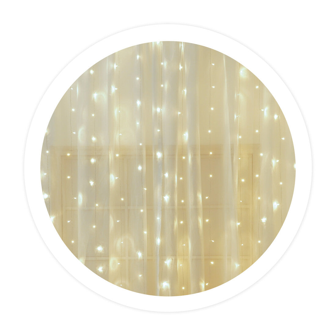 204605008 CORTINA LED LUMINOSA 3X1M LUZ FRÍA GSC