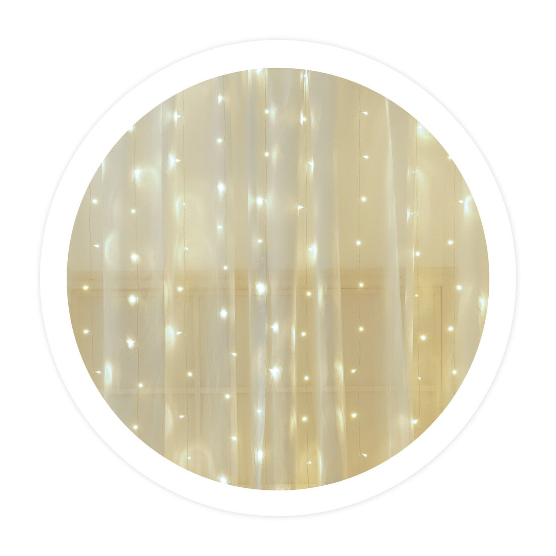 204605010 CORTINA LED LUMINOSA 3X2M LUZ FRÍA GSC
