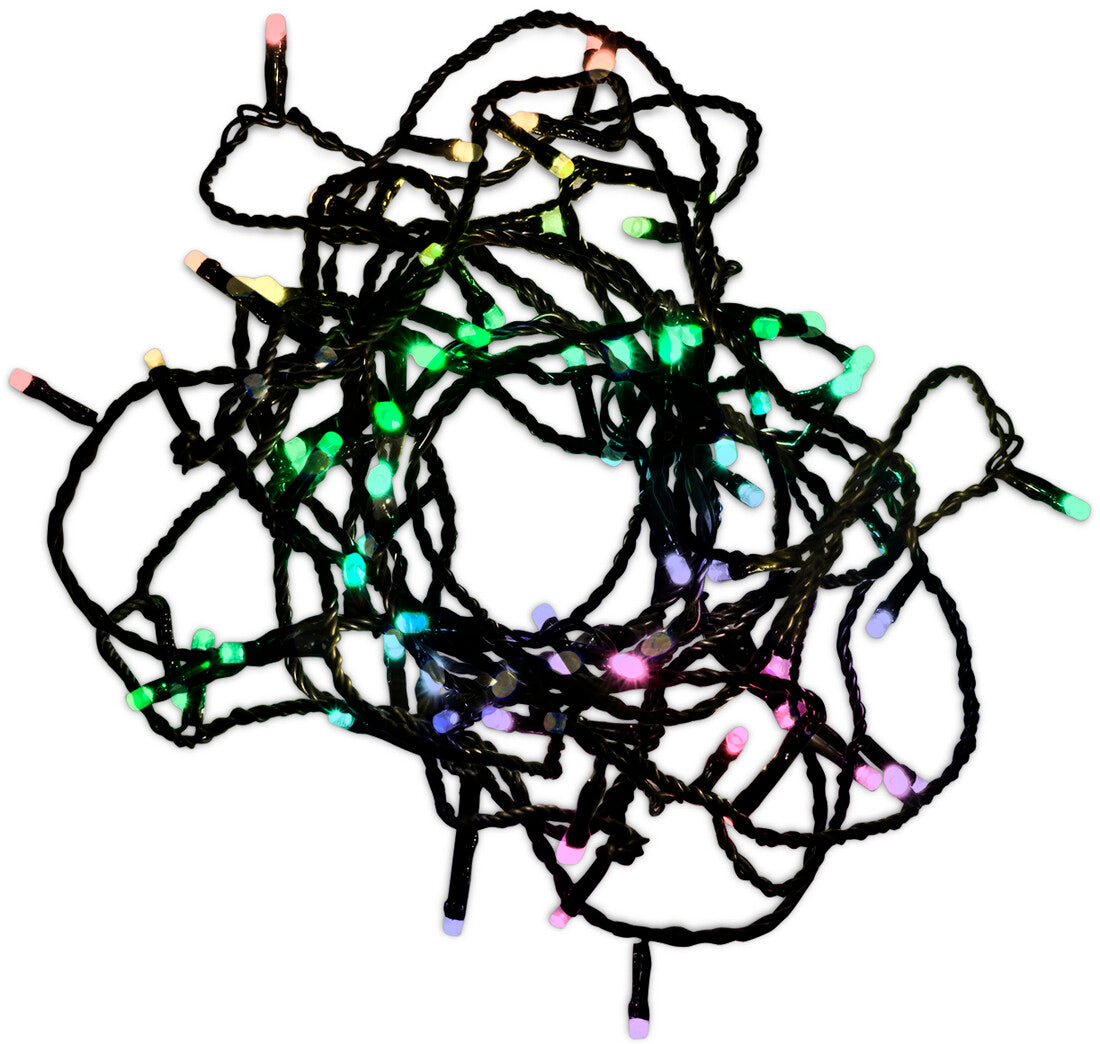 204600015 5m LICHTERKETTE 50 LED RGB IP44 8 FUNKTIONEN