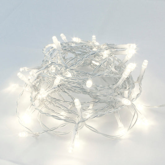 204600018 5m GUIRNALDA 50 LED TRANSPARENTE FRIA