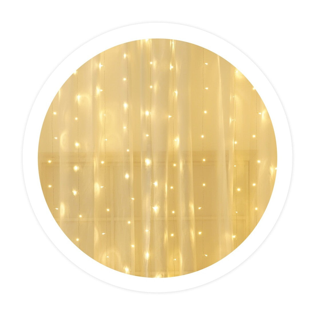 204605004 2x1m CORTINA LED LUMINOSA 3,6W CALIDA IP44 GSC