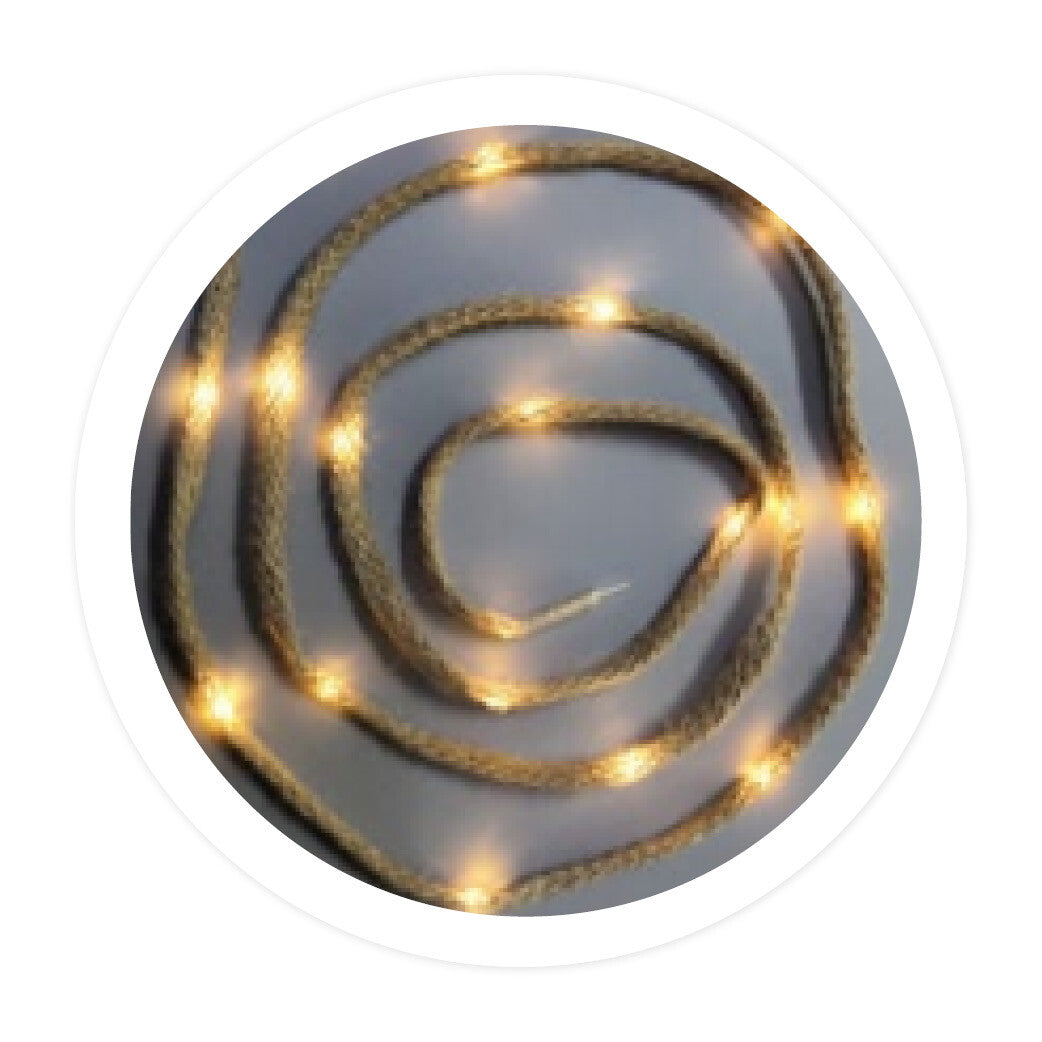 204690037 1.9m GSC BATTERY LED ROPE GARLAND