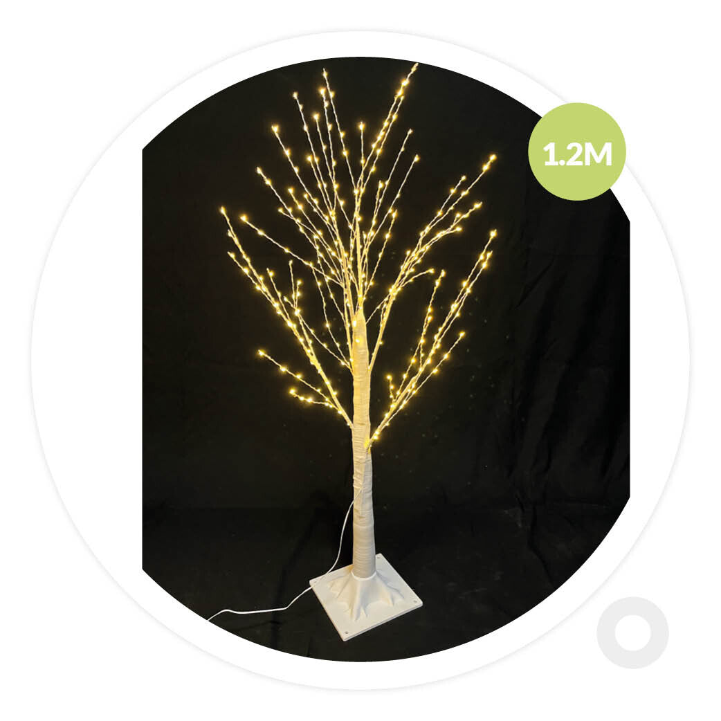 204690154 SIRKA WHITE LED BRANCHES TREE TO RED 8W 120cm GSC