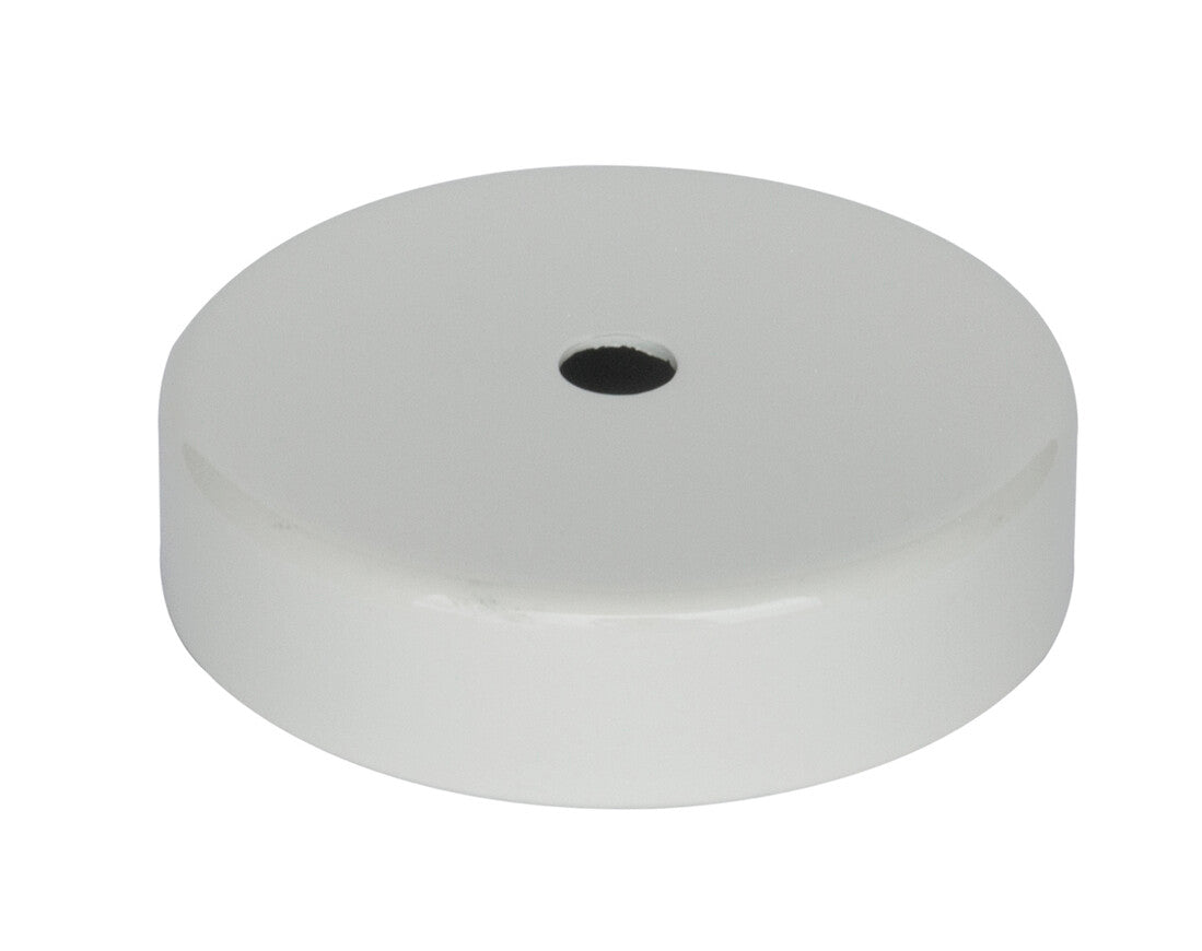 N296B FLORON DECORATIVO METALICO BLANCO 80X20mm