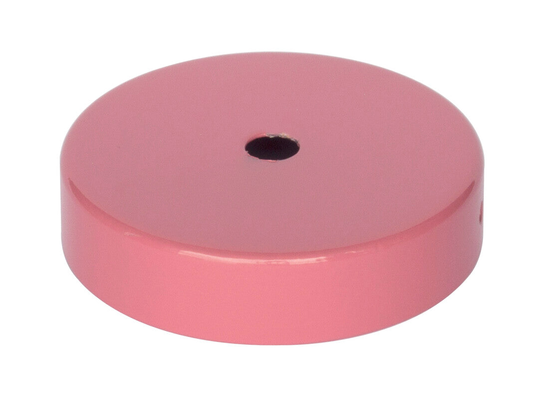 N296RS FLORON DECORATIVO METALICO ROSA 80X20mm