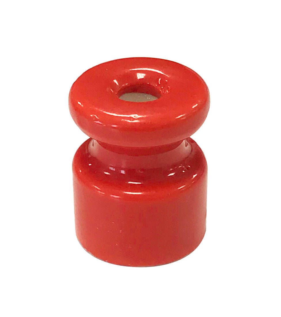 1400424-R AISLADOR PORCELANA ROJO 24x19mm. | Suministros Figmar