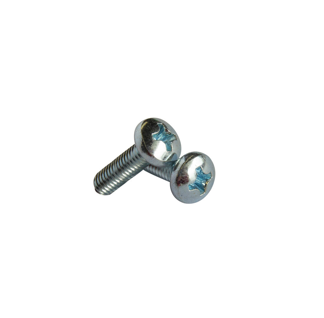 W20415 JUEGO 2 TORNILLOS M4x15 ZINC PARA FLORON MADERA