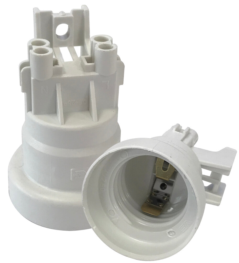 4761B PORTALAMPARAS E27 P/APLIQUE A PRESION FENOPLASTICA